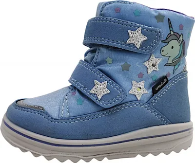 Image de Richter Kinderschuhe Mädchen Winterstiefel Blau Freizeit, Taille:27 EU