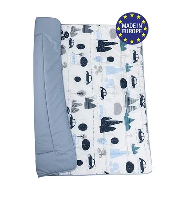 Produktbild von Bomimi Playing doppelseitige Decke Cars blau