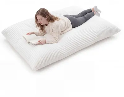 Produktbild von KOMFOTTEU Sitzsack groß, Sitzkissen aus Cordstoff, 194 × 139 × 19 cm