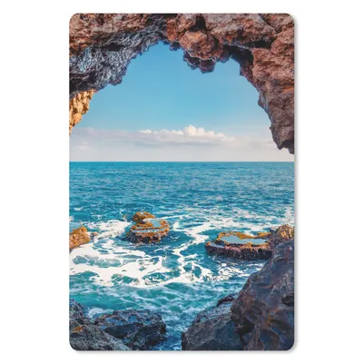 Produktbild von MuchoWow® Mauspad Mousepad Höhle - Meer - Felsen - Natur 40x60 cm - Mousepads - Maus Mat - Pad - Mausunterlage - Schreibtisch Accesoire