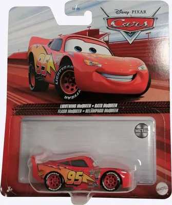 Obrázok produktu pre Mattel Disney Pixar Cars Diecast Blesk McQueen s pretekárskymi kolesami