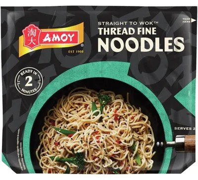 Produktbild von Amoy Thread Fine Noodles 300g – schnelle, leckere asiatische Mahlzeit