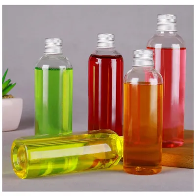 10er-Pack 80 ml Plastikflaschen mit Schraubdeckeln und Trichter