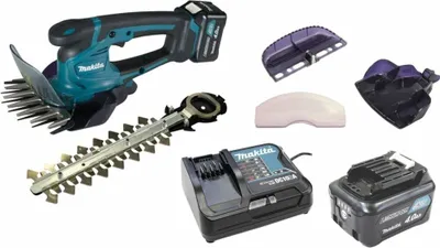 Produktbild von Makita UM600DSMEX Zweischneidige Akku-Heckenschere, Lithium-Ionen-Akku, 16 cm Schnittlänge