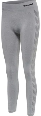 Produktbild von hummel hmlCI Seamless Mid Waist Tights Damen grey melange L