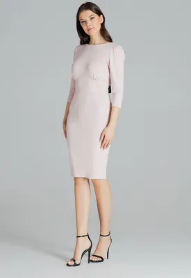 Produktbild von Lenitif Midikleid für Frauen Rideaux rosa L