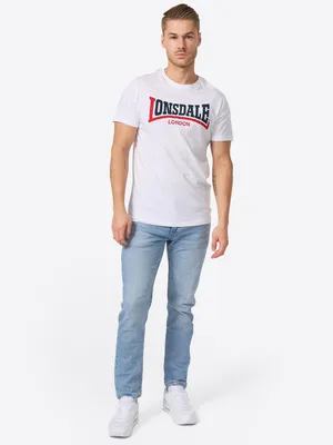 Produktbild von Lonsdale Herren Langarmshirt Two Tone weiß X-Large