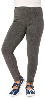 Produktbild von Merry Style Mädchen Lange Leggings aus Viskose MS10-130 (Dunkelmelange, 116)