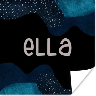 Produktbild von MuchoWow® Poster Ella - Pastell - Mädchen 75x75 cm - Wand Dekoration