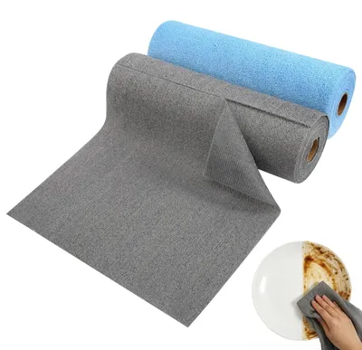 Obrázek produktu pro Sada 60 mikrovláknových utěrek, role, rozměr 30 x 30 cm