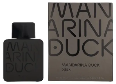 Produktbild von Mandarina Duck Black, Männer, 100 ml, Bergamotte, Mandarine, Pfeffer, Orangenblüte, Tiaré-Blume, Tonka-Bohne, Zedernholz, Sandelholz, Vanille, Spray
