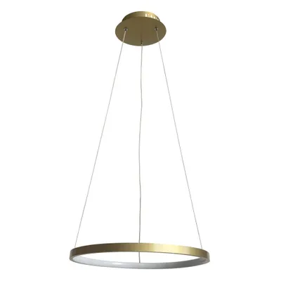 Obrázek produktu pro Candellux Zlaté LED závěsné svítidlo Lune kulaté 40cm 25W 31-76120