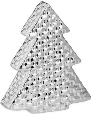 Produktbild von Tannenbaum stehend gross Weboptik silberglänzend