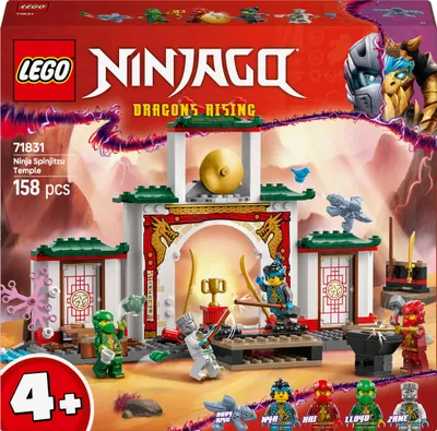 Immagine prodotto di LEGO NINJAGO Tempio dello Spinjitzu 71831 Set Costruzioni 4+ Anni 158 Pezzi