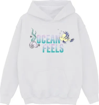 Produktbild von Disney - "The Little Mermaid" Kapuzenpullover für Mädchen BI8939 (140-146) (Weiß)
