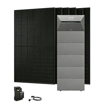 Produktbild von Powerness® Balkonkraftwerk mit Speicher,Anker SOLIX Solarbank 3 E2700 Pro Speicher mit 5x BP2700 Erweiterungsakku, 6x 500W Solarmodule & Smartmeter