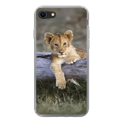 Produktbild von MuchoWow® Handyhülle Schutzhülle Hülle für iPhone SE 2020 Jungtier - Tier - Natur Silikon Softcase Handy Hülle - Kartenbesitzer