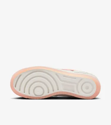The bottom view of a shoe sole.