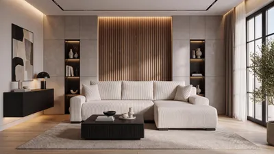 Produktbild von STOREZ24 L-Form Ecksofa ELLEN inklusive Schlaffunktion, Ecke mit Bettkasten, Farbe: Beige
