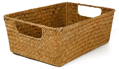 Obrázek produktu pro Obdélníkový košík na skladování mořských řas s uchem – 33 x 23 x 11 cm