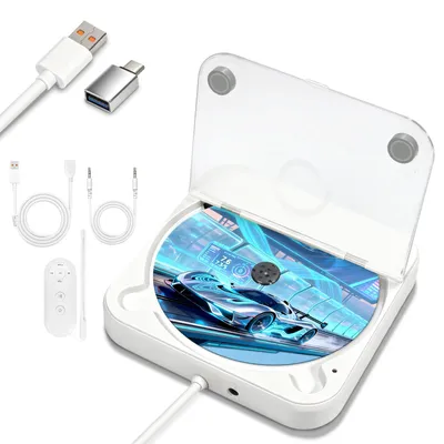 Immagine prodotto di Lettore CD con radio e Bluetooth, telecomando e display a LED