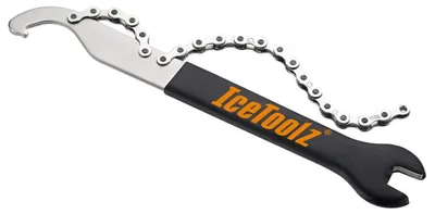 Productafbeelding van Icetoolz Pedaalmoersleutel 1/2" x 3/32", kettingpons/freewheel-gereedschap, 34s4, 15 mm, zilver. Kleur: zilver. One size