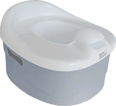 Produktbild von PottyChamp - 3in1 - Töpfchen, WC-Sitz & Schemel : blau/grau Farbe: blau/grau