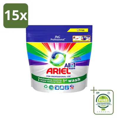 Produktbild von 15 x Ariel All-in-1 Color Pods Waschmittel - Großpackung - 15 Stücke