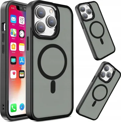 Image de Magnetic Z Magsafe Color Matte Case pour Iphone 15 Plus - Noir