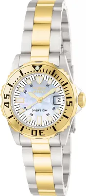 Immagine prodotto di Invicta Pro Diver 6895 Orologio da Donna - Movimento al Quarzo - Acciaio Inossidabile con Quadrante Bianco - 30 mm