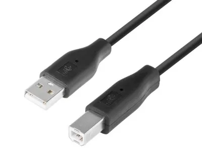 Obrázok produktu pre Kábel USB AM-BM 1.8, čierny