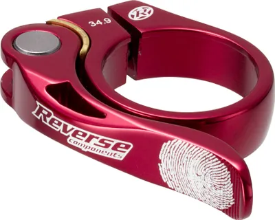 Produktbild von Reverse Sattelklemme Long Life 34,9 mm mit Schnellspanner rot