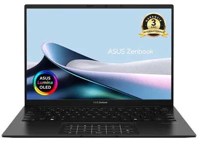 Zdjęcie produktu dla ASUS ZenBook 14 OLED UM3406, 14-calowy wyświetlacz WUXGA, procesor AMD Ryzen AI 7, 16 GB pamięci RAM, dysk SSD o pojemności 1 TB, system Windows 11