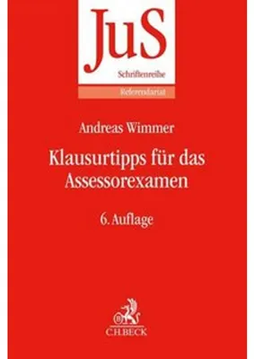 Obrázok produktu pre Klausurtipps für das Assessorexamen