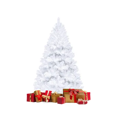 Immagine prodotto di Clanmacy 120 cm albero di Natale con albero di Natale stand Facile montaggio per il matrimonio, Natale, camera da letto Natale, Bianco