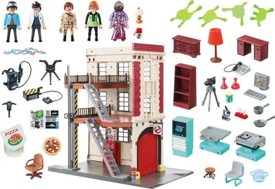 Immagine prodotto di PLAYMOBIL 9219 - Stazione dei pompieri Ghostbusters