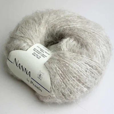 Produktbild von Nanna von Permin – Garne in natürlichen Alpaka-Farbtönen, ungefärbt (Alpaka, Baumwolle, Wolle) (09 Marzipan)