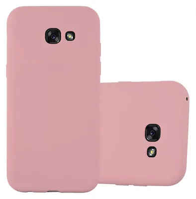 Produktbild von Cadorabo Hülle für Samsung Galaxy A7 2017 Schutzhülle in Rosa Handyhülle TPU Silikon Etui Case Cover