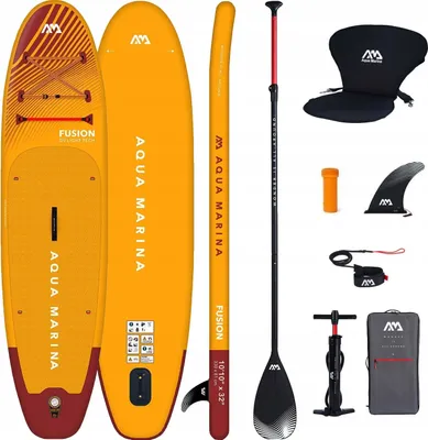 Produktbild von Sup Aqua Marina Fusion 10'10 330 Cm Brett Mit Set: Paddel, Sitz