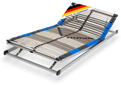 Lattenrost 7 Zonen, 44 Leisten, verstellbar, 90x200 cm