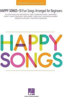 Obrázok produktu pre Happy Songs: 10 Fun Songs Arranged for Beginning Piano Solo