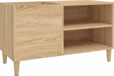 Obrázek produktu pro vidaXL Skříňka na talíře Sonoma dub 84,5x38x48 cm výrobek ze dřeva