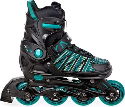 Produktbild von RAVEN Inline Skates Inliner Vella Black/Mint 40-43 verstellbar