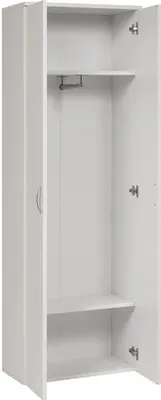 Produktbild von Kleiderschrank,weiß, 60x180x34 cm