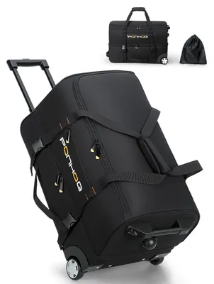 Produktbild von Reisetasche mit Rollen 55 cm, 50 l, schwarz, für Reisen