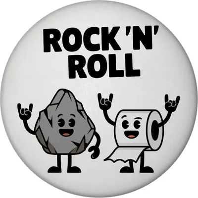 Produktbild von ROCK N ROLL fröhlicher Felsen Toilettenpapier Magnet