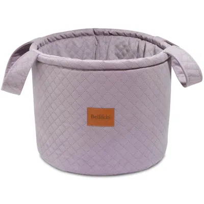 Obrázek produktu pro Děti s úložným košů Bellochi - 33 x 40 cm - prostorný a univerzální dětský pokoj s úložným košem s držadlem - vyrobený z měkkého sametového prášku růžového