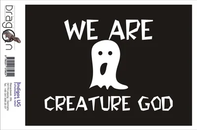 Produktbild von Aufkleber / Autoaufkleber - JDM / Die cut / Auto / OEM - We are creature - 210X150mm gold - Heckscheibe / Heckscheibenaufkleber