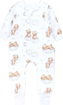 Produktbild von Famanu Babyschlafsack mit Beinen und abnehmbaren Ärmeln 2,5 Tog - für Herbst und Winter