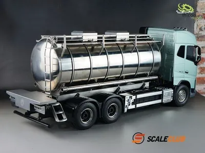 Produktbild von ScaleClub 1:14 Tankaufbau V2A für Gliederzug